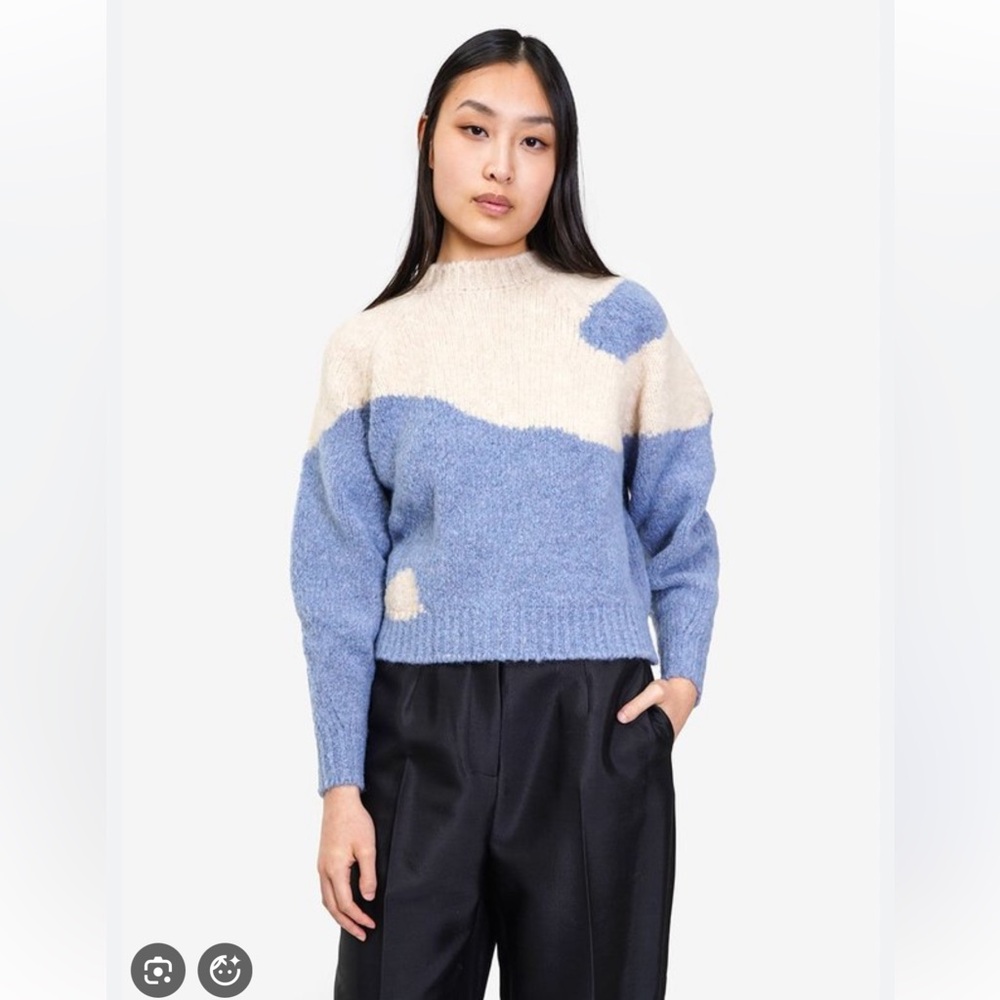 Paloma Wool Yin Yang Blue White Sweater